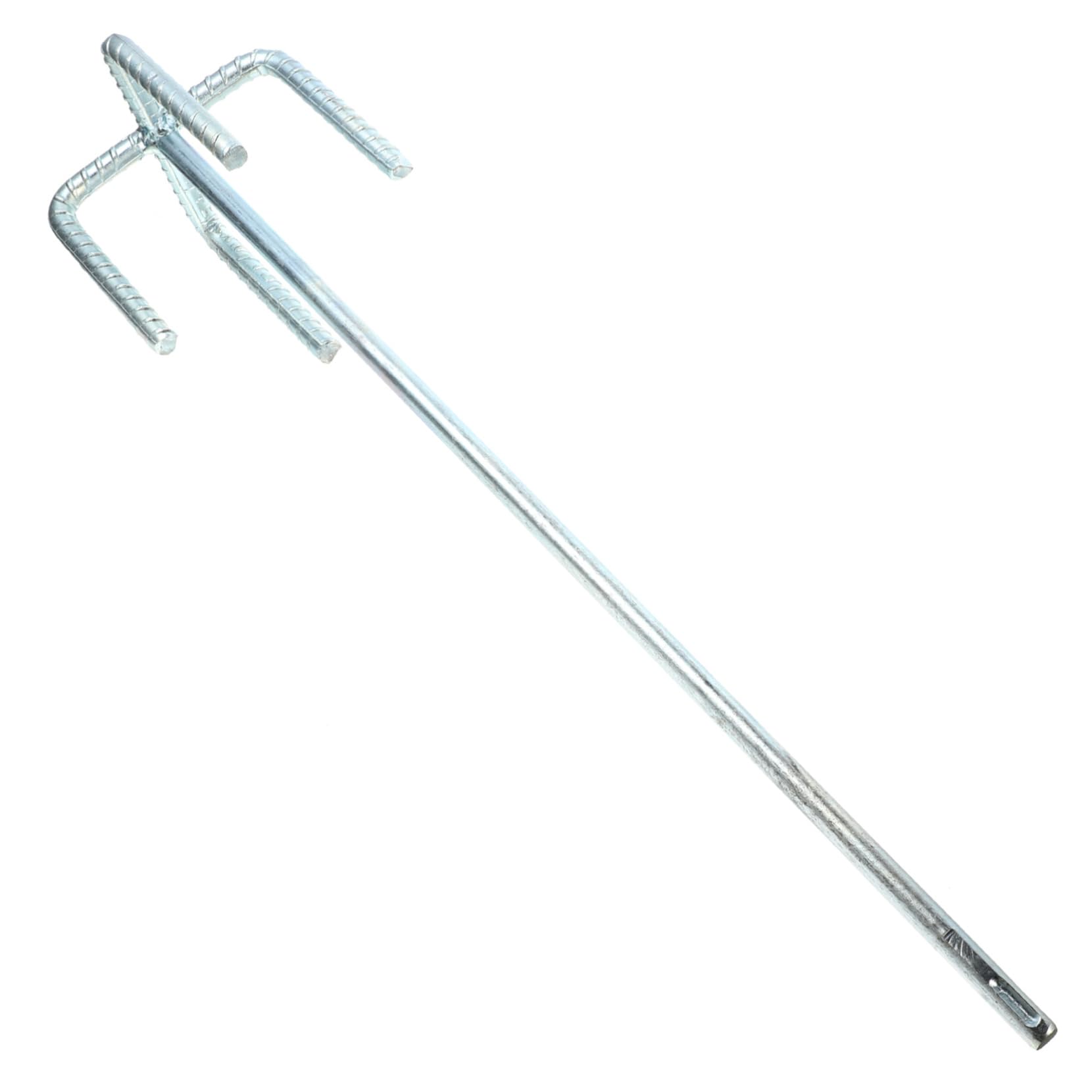 HOMSFOU Varilla Mezcladora para Taladro Eléctrico Accesorio para Mezclar Cemento Mortero Yeso Pintura 20 Pulgadas Barra De Agitación para Herramientas Eléctricas 1 Pieza