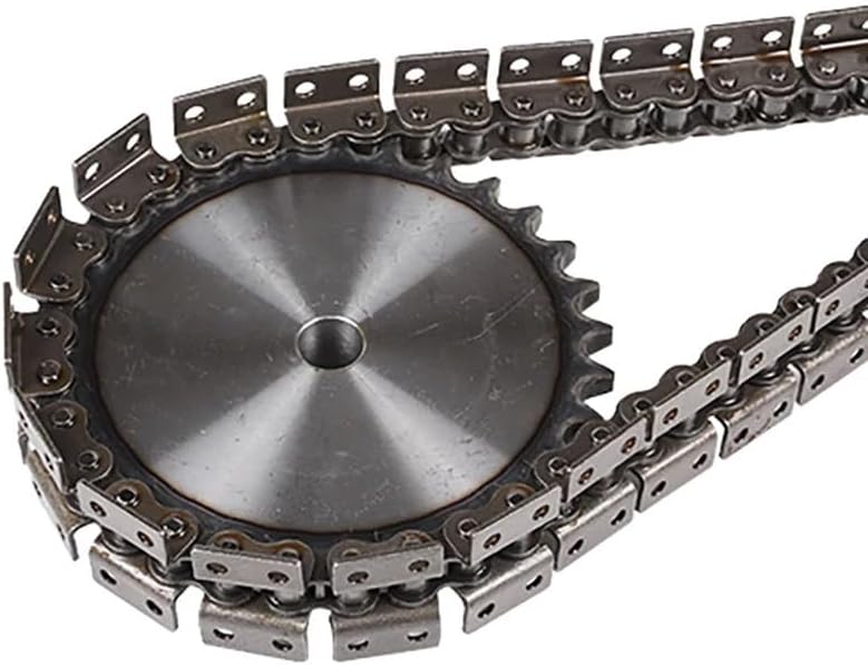 1.5 Meter Bending Plate 08B Drive Roller Chain and 08B 10 to 20 Teeth Industrial Chain Sprocket Gear(12 Teeth Sprocket)