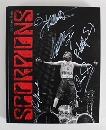 Scorpions Signed Book by All Band Members - COA JSA