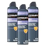 Lotrimin AF Athlete's Foot Daily Prevention Deodorant Powder Spray, Tolnaftate Antifungal, Clinically Proven Antifungal Prevention of Most Athlete's Foot, 5.6 Ounces (160 Grams) Spray Can (Pack of 3)