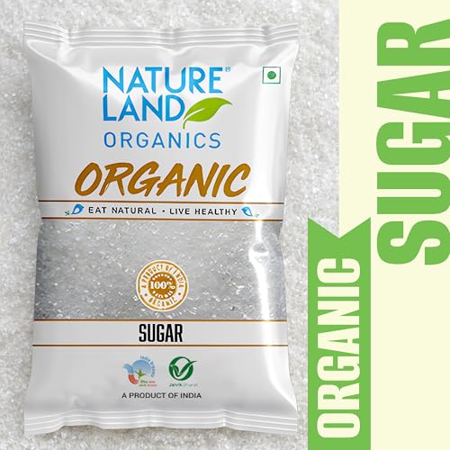 Image of Natureland Organics White Sugar 1 Kg - Organic Sugar