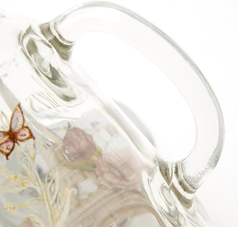 Topadorn 21oz Glass Mason Jar with Handle and Lid, Reusable Empty Drink Containers for Juicing, Tower - Image 5