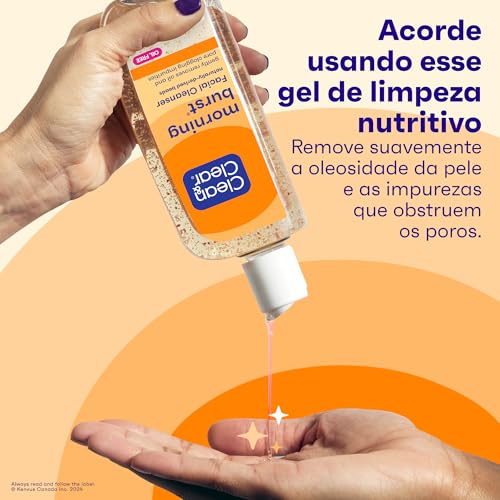 Clean & Clear Limpador Facial Morning Burst, 240ml