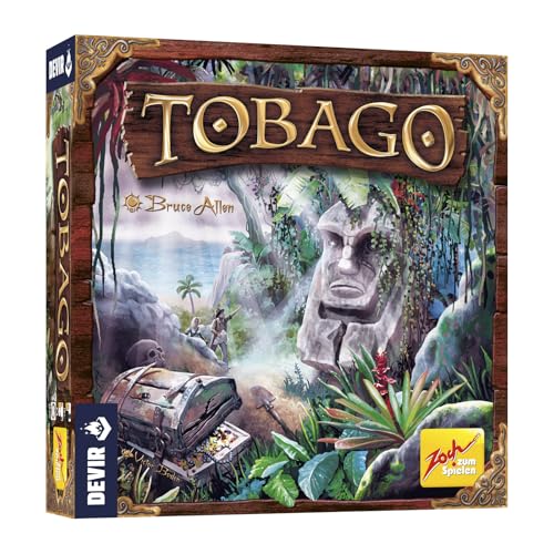 Devir - Tobago, Juego de Mesa Familiar de Aventuras y Tesoros, para 2 a 4 Jugadores, a Partir de 10 Años
