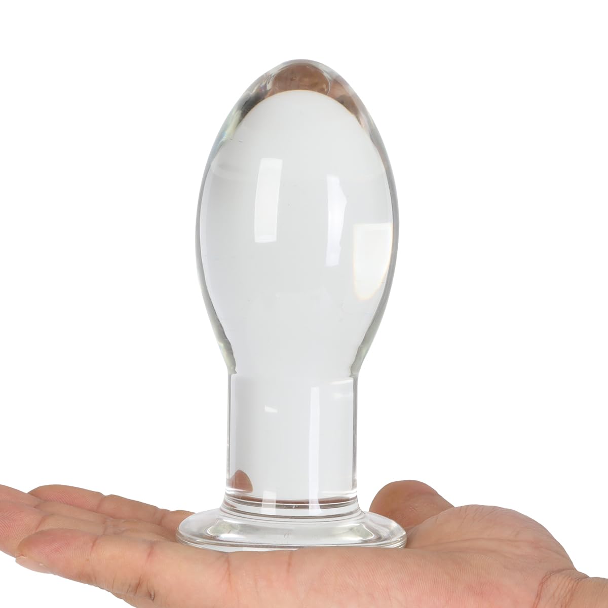 Amazon.com: Epichao Huge Head Long Neck Glass Butt Plug, Clear (Medium) :  Health & Household