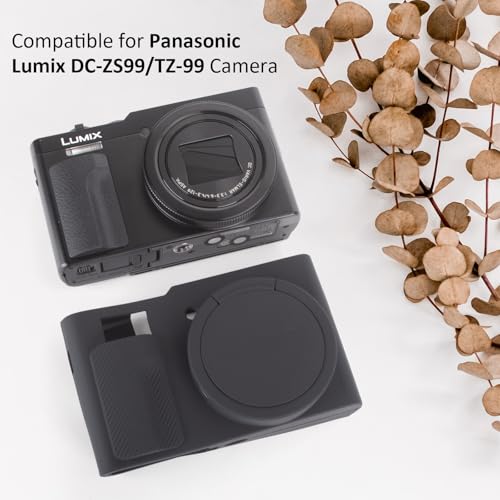 Funda de silicona MUZIRI KINOKOO para cámara Panasonic Lumix ZS99 miniatura 2