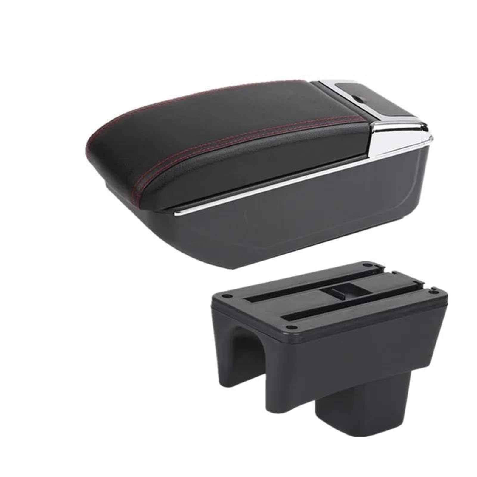 Ysdsls B Red Line No Usb Car Armrest Box Accessories Interior Details Storage Retrofit Parts For Swift 2005-2024
