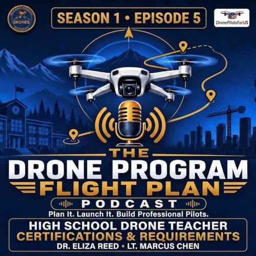 The Drone Program Flight Plan Podcast: High School Drone Teachers Qualification and Requirements