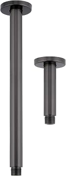 Signature Hardware 480181 12 Square Ceiling Mounted Shower Arm and Flange