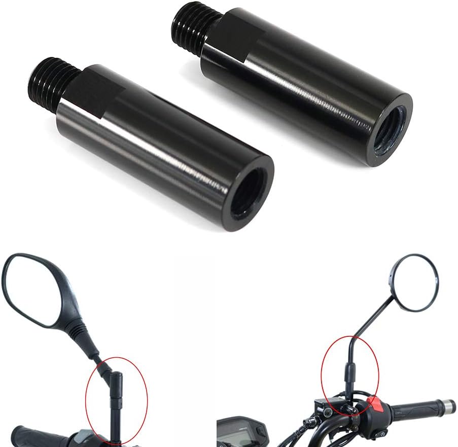 Xitomer Aftermarket Mirror Risers, 4 pcs M10 x 1.25