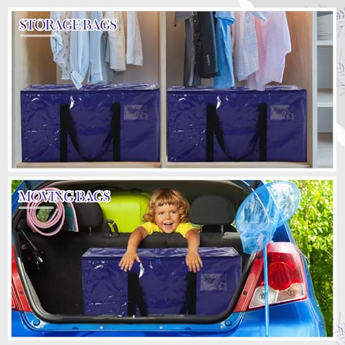 Bolsas de mudanza impermeables para organizar el maletero y proteger ropa de cama pack de 24 7