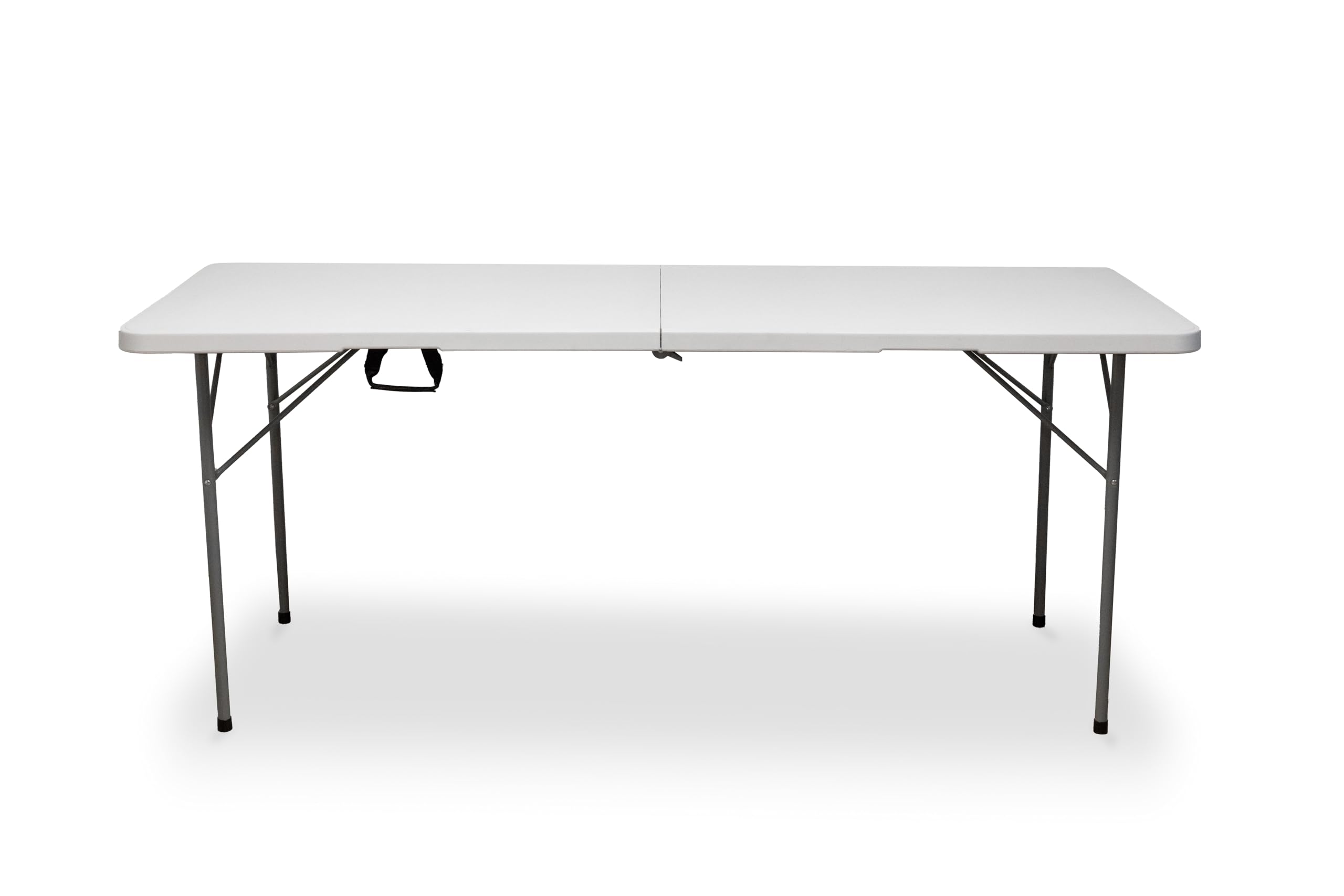 KG KITGARDEN Mesa Plegable Portátil Apertura Automática, 180 x 70 x 74 cm, Blanco