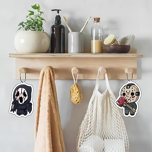 Image of Halloween horror Car Air Fresheners - Cute & Scary Car Interior Accessory Hanging, Home Decoration, Fresh Room, Bathroom, Closet,Holiday Gift for Men and Women, Pack of 5