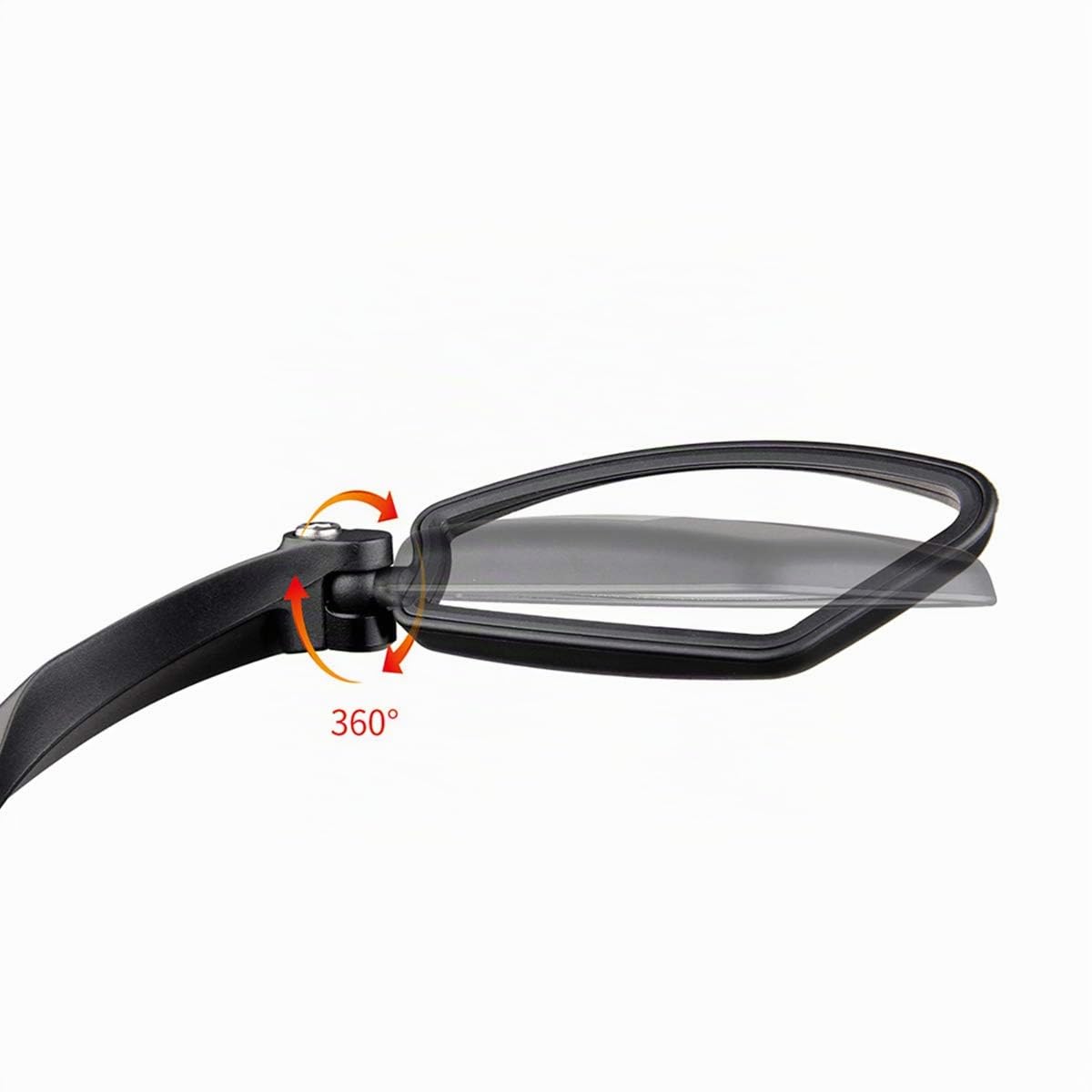 1PC Manubrio della bici della bicicletta Specchietto retrovisore Specchio di sicurezza posteriore per biciclette MTB Bike Electric Motorcycle (Color : Right)