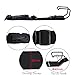 Vigorport Luggage Hook Strap,J Hook for add a Bag Luggage,Multi Adjustment Bag Strap Hook with Hands Free(Black-Large Size)