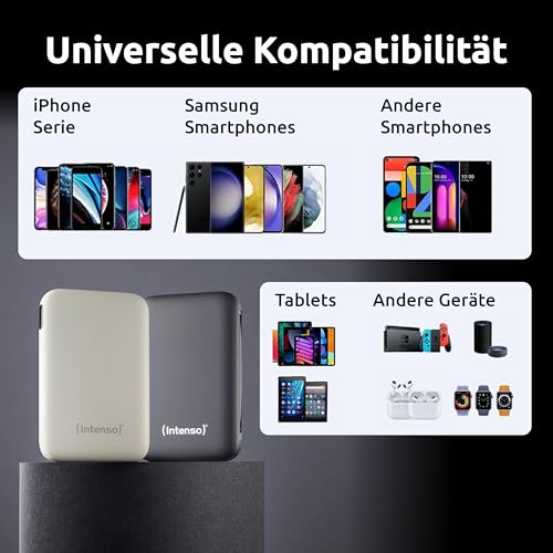 Intenso S10000 Powerbank 10.000 mAh - USB-C Kabel integriert - 20W PD – Ansicht 5