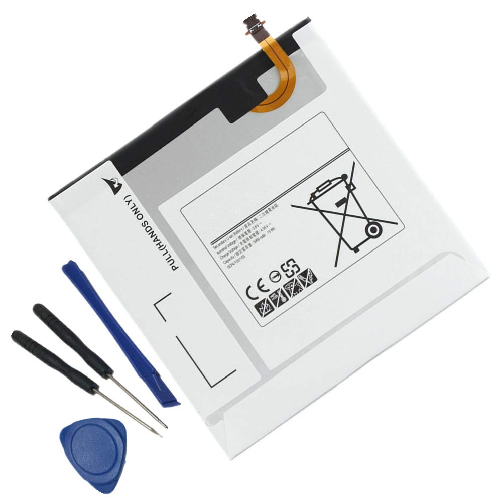 Civhomy Replacement EB-BT367ABE EB-BT367ABA Tablet Battery for Galaxy Tab E 8.0 SM-T377 SM-T377A SM-T377V SM-T377P SM-T377W SM-T375L SM-T375S Series GH43-04539A 5000mAh 3.8V