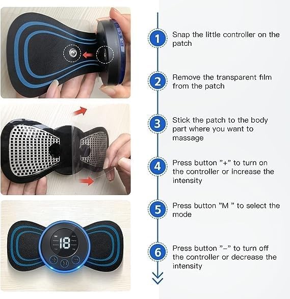 All-in-one wireless neck massage with 8 mode and 19 magnitude levels All-in-one wireless neck massage with 8 mode and 19 magnitude levels