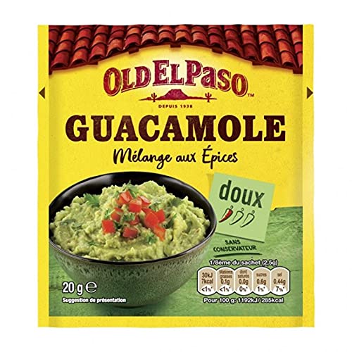 Old El Paso Guacamole Mélange aux Épices Doux 20g (lot de 6)