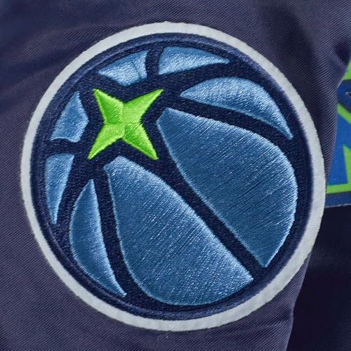 Chaqueta NBA Classic de Satén Pro Standard con Parches de Chenilla Premium 5