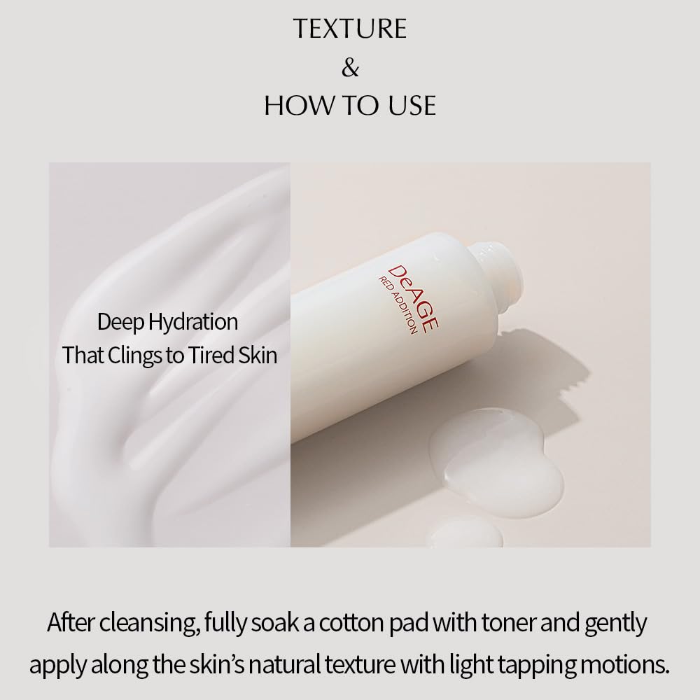 CHARMZONE DeAge Red Addition Classic Skin Care Set (New Version) – 3-Piece Anti-Aging Kit with Toner, Emulsion & Cream – Red Wine, Pomegranate & Tomato for Hydration, Firming & Radiance - Image 5