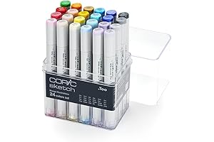 Copic Sketch Markers Set: Vibrant Manga Illustration Essential
