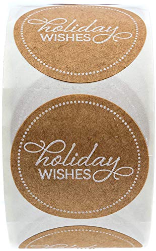 Holiday Wishes Label/Baby It's Cold Outside 500 Christmas Stickers #TOP1