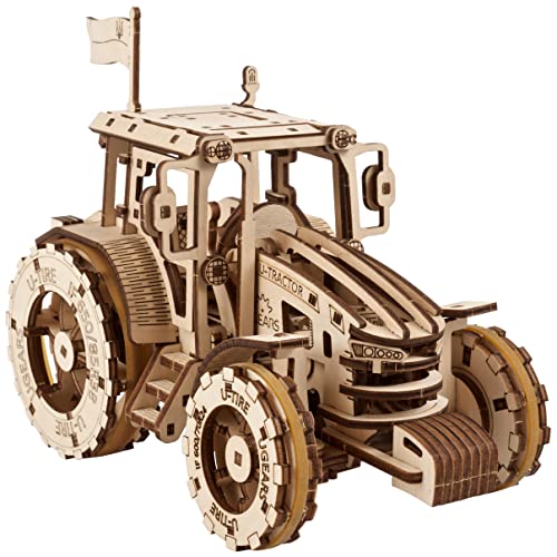 Insegna In Legno Umoristica 'Du Denkst Ich Höre Zu' Con Trattore, Formato 12x18 Cm, Decorazione Per Casa E Garage, Regalo Originale Made In Germany