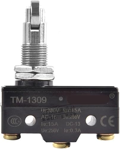 Interruptor de límite Interruptor de límite TM-1309 (Reemplazar LXW5-11Q2) Rueda rodante StrokeTravel Micro Switch 1NO1NC Plata Contacto 380V 15A