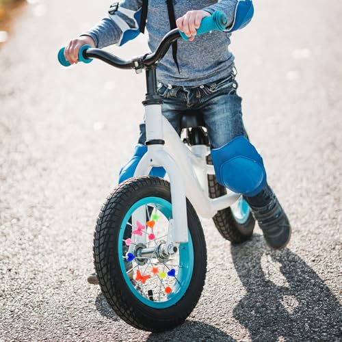 Adornos para radios de bicicleta para niñas ideales para personalizar paseos en el parque 7