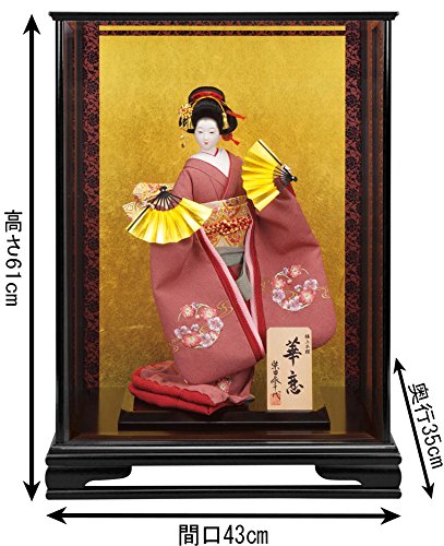 Amazon | 日本人形 尾山人形 ケース入り人形 柴田家千代作 極上本頭 華