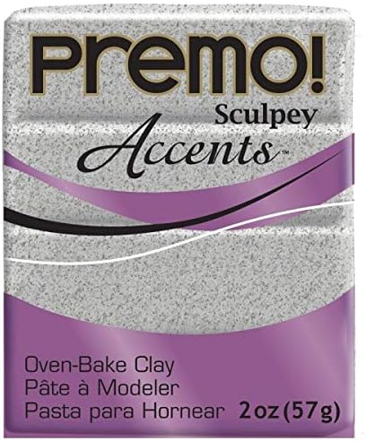 Premo Sculpey Accents Polymer Clay - Gray Granite (Size : 2oz)