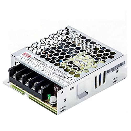 MW Mean Well LRS-35*6PCS 35W Single Output DC Switching Power Supply for Monitoring LED Light Strip Advertising Light Box (LRS-35-36)