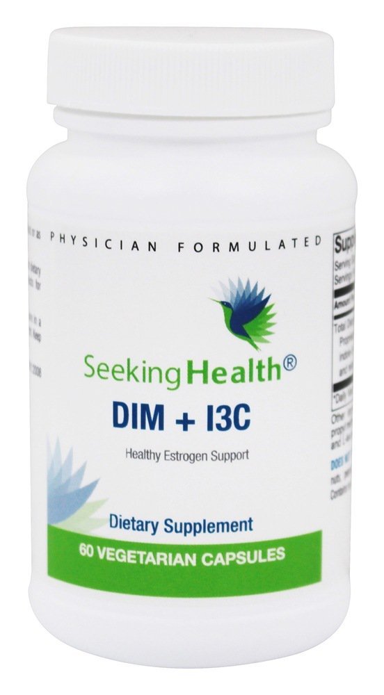 Seeking Health DIM & I3C - Support Healthy Liver Metabolism of Estrogen - Formula with DIM & I3C to Support Healthy Cellular Response - 400 mg, 60 Capsules