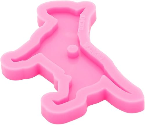 Miniatura 4 de Precioso molde de silicona con forma de gato brillante, moldes de llavero de resina epoxi bolsa de artesanía de equipaje molde colgante de bricolaje