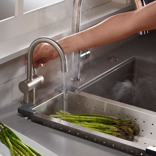 Image of InSinkErator F-H3300SN Modern Instant Hot Water Dispenser, Satin Nickel