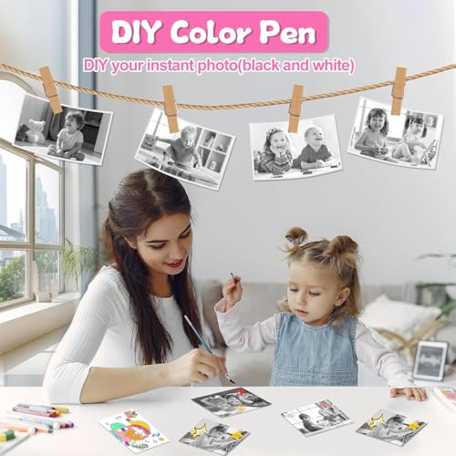 Image of Cason Instant Camera for Kids with Print,1080P HD Instant Photo Camera with Games,3 Print Rolls,Fun Filters for Creativity for 5-15 Years Kids Upto 32GB (Panda)