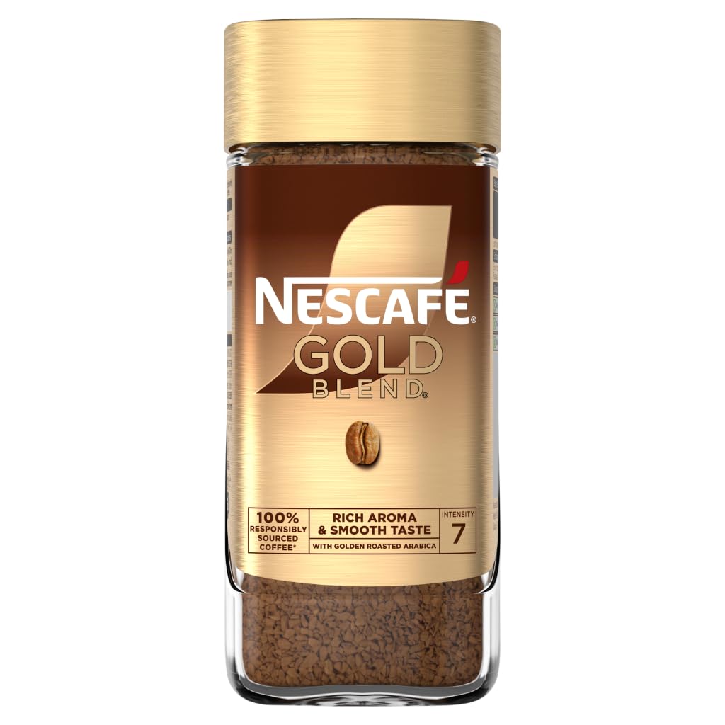 NESCAFÉ GOLD Instant Coffee, DECADENT Winter Design Edition, Rich Aroma & Smooth Taste, Intensity 7, Golden Roasted Arabica Coffee 100g (Product Of UK)-picture-30