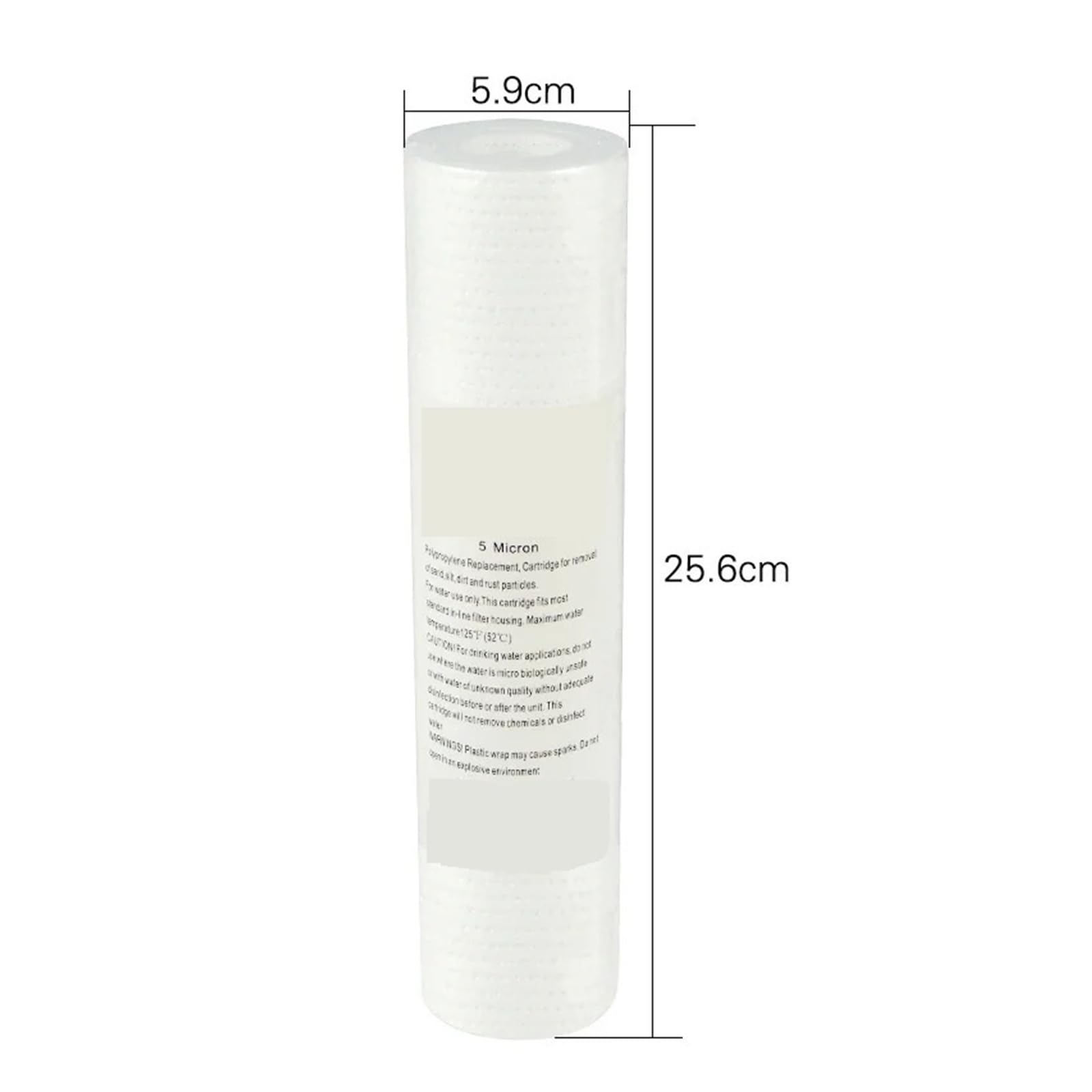 Lot de 4 filtres purificateurs d'eau 5 microns 4 x 10 pouces, cartouches filtrantes à sédiments for aquarium Avec fonction de filtration à haute efficacité