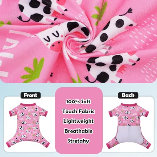 Image of CuteBone Small Dog Pajamas Shirt Stretchy Summer Puppy Pjs Soft Cat Onesies Pet Clothes for Daily Wear DA31S
