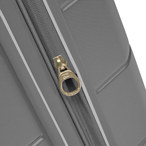 American Tourister Stratum 2.0 Expandable Hardside Luggage with Spinner Wheels, 2PC SET 20/24, Silver2