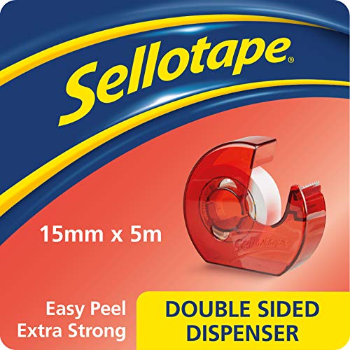 Sellotape se4275 Ruban adhésif double face/distributeur de - 15 mm x 5 m Cover
