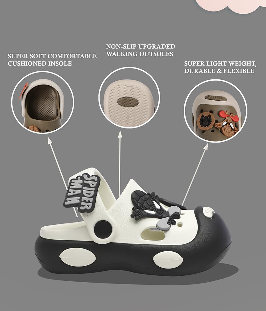 Image of Lightweight Comfortable Casual Footwear for Boys & Girls | Brown Kids Slip-On Shoes | Soft & Durable