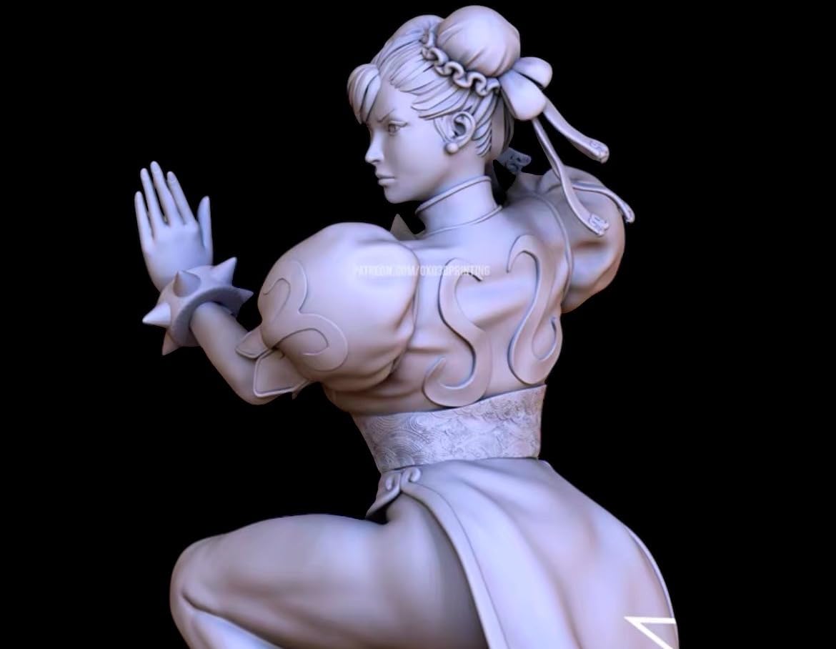 Amazon | 1/6 ガレージキット フィギュア340mm 未塗装 春麗 モデル