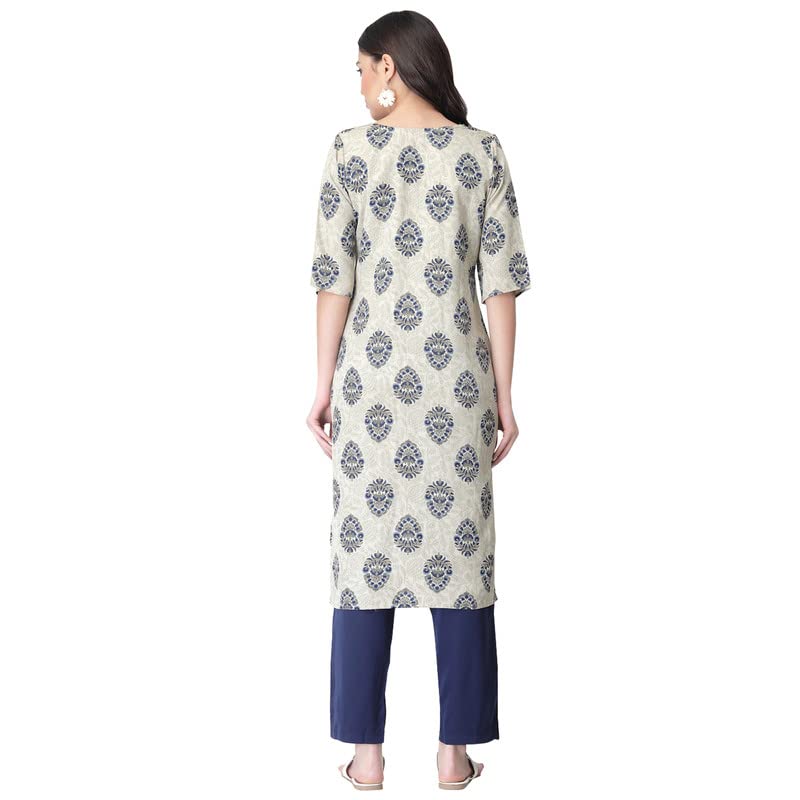 Image of Pinkmint Kurta for Women Different Digital Printed Crape Kurti Casual Wear Regular Fit Kurta