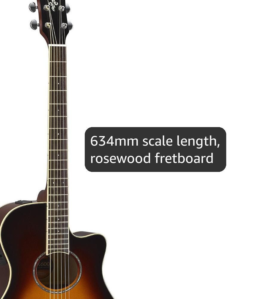YAMAHA APX600 ギター YAMAHA APX600 OVS Thin Body Mahogany Acoustic-Electric Guitar, Old