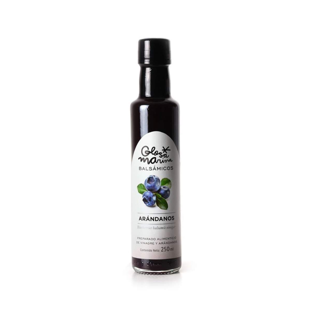 GLOSA MARINA 3er Paket *ARANDANOS* Crema Balsámica de Arándanos - Balsamico Gourmet Essig Creme Heidelbeere (3 x 250ml)