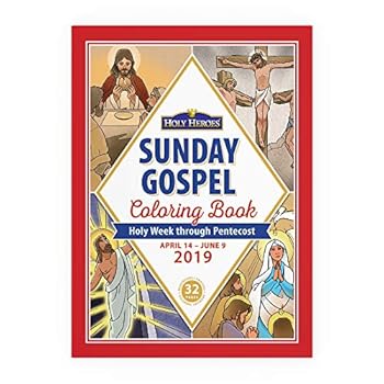 Staple Bound Sunday Gospel Coloring Book: Holy Week through Pentecost Book