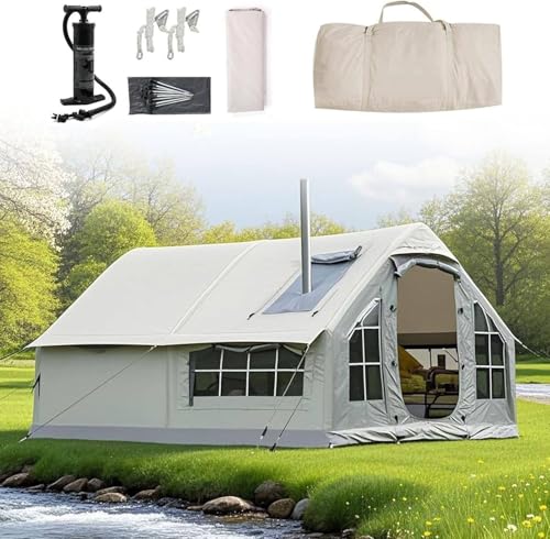 Carpa inflable para camping de 6-8 personas miniatura 1