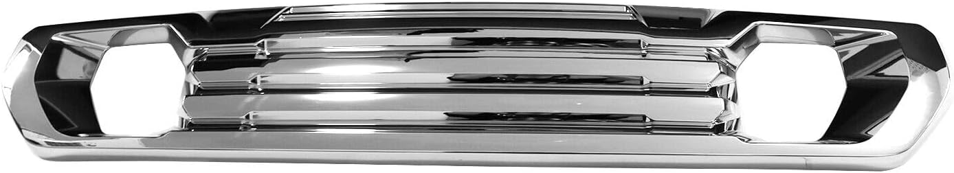 MGWILL Front Bumper Lower Grille Plate Compatible with 2019-2022 GMC Sierra 1500 AT4/Denali Replacement for 84176747 Chrome